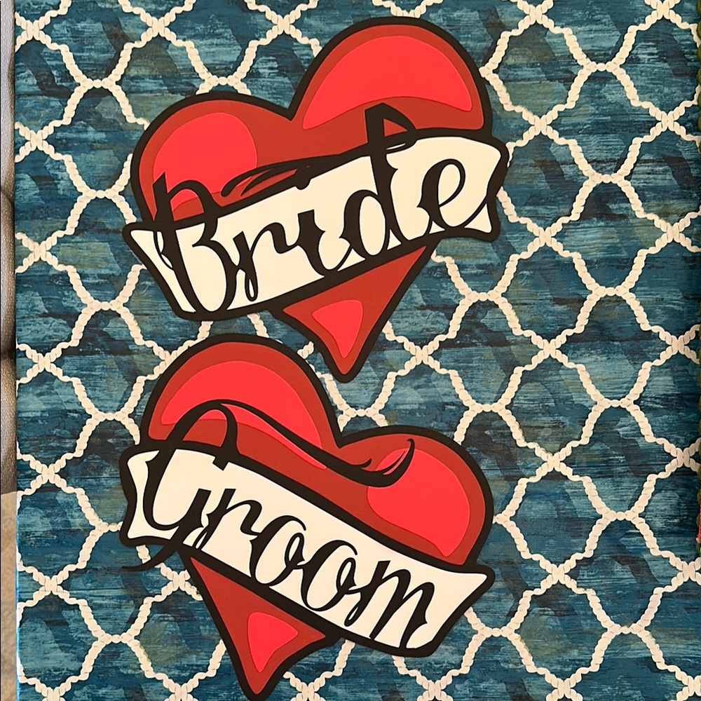 Bride and Groom Wedding Decorations